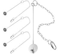 JEWEDECO 4pcs Stainless Steel Bird Fruit Feeder Hanging for Birds and Chinchillas Anti-rust Parrot Cage Accessory with Skewer Design Vegetable Holder