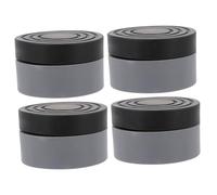 JEWEDECO 4pcs Washing Machine Anti Vibration Pads, 6cm Height Fridge Raising Cushion, Non-slip Shock Absorbing Foot Mat Protector Set for Washer Dryer Floor