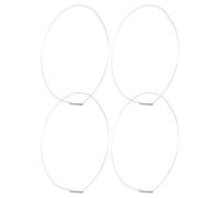JEWEDECO 4pcs Washing Machine Door Seal Retaining Rings, Stainless Steel Washer Door Boot Spring Clamps, Universal Fit for Front Load Washers, Home Replacement