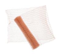 JEWEDECO 5" X 3.33ft Pure Copper Mesh Roll for Distilling with Fine Knitted Weave, Copper Barrier Screen for Industrial Filtering and Garden Hole Blocker, Sturdy Metal Mesh for Craft and Funnel Use