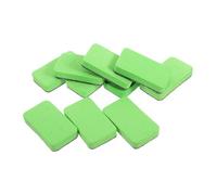 JEWEDECO 50 Pcs Green Felt Mini Whiteboard Erasers Effective Cleaning Chalk Board Erasers for Teachers Home Office Classroom Use Dry Erase Board Cleaner