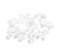 JEWEDECO 50pcs Guitar Pick Protector Guitar Fingertip Protectors Silicone Finger Tips Guard Bass Ukulele Covers