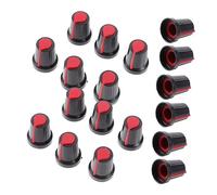 JEWEDECO 50pcs Guitar Volume Control Knob Caps Potentiometer Knob Accessories for Customizing Equipment Compatible Electronic Devices Sturdy Construction for Projects