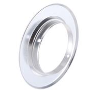 JEWEDECO 5pcs Birds Nest Ring Bird Breeding Box Supplies Replaceable Anti Bite Ring Metal 2.17x2.17x0.79 Inch Breeding Box for Parrot Tiger Peony Parrot