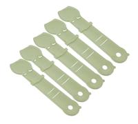JEWEDECO 5pcs Cat Treat Spoon Squeeze Ergonomic Design Plastic Feeding Tool for Wet Food Puree Easy to Clean Light Cat Wet Treats Spoon