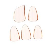 JEWEDECO 5pcs Ergonomic Guzheng Practice Tools Fake Nails Nail Covers Sound Comfort