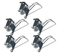 JEWEDECO 5pcs Metal Cash Drawer Insert Clips Replacement for Cash Register with Spring Loaded Stainless Steel Money Clips, Wear Resistant and Secure Money Organisation for Office and Store