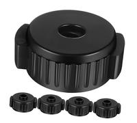 JEWEDECO 5pcs Screw Cap Fixing Buckle Cymbal Nuts for Percussion Drum Kit Quick Removal Cymbal Stand Hardware Mounting Hardware