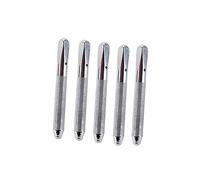 JEWEDECO 5pcs Silver Piano Tuning Pegs Pins Replacement Parts for Musical Instrument Maintenance