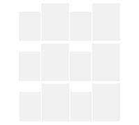 JEWEDECO 60pcs Absorbent Blotting Paper for Crafts Flower Press Paper Sheets White Tissue Easy to Use Replacement Blotter for Flower Pressing and Handicraft Lining