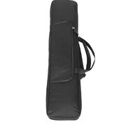 JEWEDECO 61-key Electronic Piano Keyboard Bag with Thick Padding Portable Electric Keyboard Carry Case with Hand Strap and Double Shoulder Straps Travel Storage Black