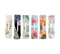 JEWEDECO 6pcs Donut Bun Shaper Hair Bun Maker with Smooth Polyester and Iron Wire Material, Easy to Put and Take, for Women and Daily Fashion Outfits