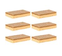 JEWEDECO 6pcs Kitchen Cleaning Sponge Set with Quick Drying and Lightweight Features, Convenient Bowl Brush for Efficient Kitchen Cleaning and Simple Kitchenware Maintenance