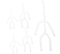 JEWEDECO 6pcs Movable Puppet Skeleton Toy Life Fake Doll Parts for Finger Puppets Art Dolls
