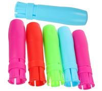 JEWEDECO 6pcs Plastic Chalk Holder with Firm Grip and Tightly Keep The Chalk for Creative Activities and Writing for Parents and Teachers Random Color