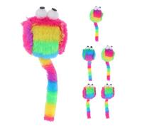 JEWEDECO 6pcs Plush Mouse Cat Toys for Indoor Cats Interactive Kitten Toy with Comfortable Touch for Pet Entertainment and Distraction Realistic Mouse Shape for Self-playing