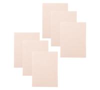 JEWEDECO 6pcs Self-Adhesive Beige Suede Soles for Dance Shoes, Square Non-Slip Pads with Rotational Stability and Sliding Friction Reduction, Soft and Sturdy Surface Protectors for Ballet