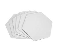 JEWEDECO 6pcs Soundproofing Panels Moderate Noise Insulation Polyester Fibre, Self-adhesive Sound Absorbing Wall Panels Improve Sound Clarity for Doors, Video Games