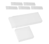 JEWEDECO 6pcs Tongue Scraper Holder Case with Secure Locking and Compact Structure, Portable Tongue Scraper Travel Box for Daily Use and Outdoor Storage