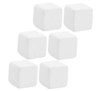 JEWEDECO 6pcs Turtle Tortoise Calcium Cubes for Reptile Tanks Natural Mineral for Bone Strength and Health Water-soluble Pet Calcium Blocks for Terrariums