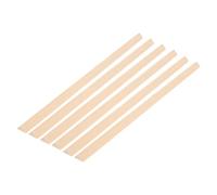 JEWEDECO 6pcs Wooden Strips Window Edges Trim Pine Wood Isosceles Triangle Rustic Modern Versatile Multipurpose DIY Projects Decorative Purposes