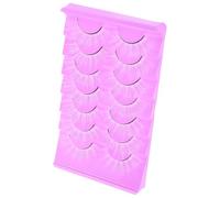 JEWEDECO 7 Pairs White False Eyelashes Natural Look Soft False Lashes Made of Artificial Fiber, Easy to Wear and Curved to Match Eyelids, for Dating and Many Occasions