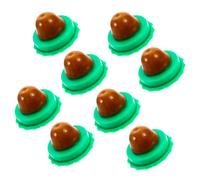 JEWEDECO 8PCS Cat Lick Snack Kitten Treats with Vitamin Pudding and Catnip Lollipop Soft Snacks for Digestion and Playful Energy Random Flavors Portable and Hygienic