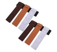 JEWEDECO 8pcs Lined Luxury Pencil Case Stationery Bag for Notebook Binder Pen Holder Ballpoint Pen Sleeve Single Case Holder