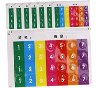 JEWEDECO 8pcs Pan Flute Note Stickers for Beginners, Music Note Labels No Glue Left and Easy to Tear, Pan Flute Accessory for Learning and Practicing