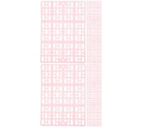 JEWEDECO 8pcs Pet Cage Floor Mats Bunny Foot Mats Non-slip Plastic Drainage Pads for Rabbit Cage Bathroom Use