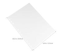 JEWEDECO 90 Sheets B5 Refill Dotted Paper 9 Holes No Bleeding through Good for Journaling Loose-leaf Refill Papers Notebook Filler for Note-taking and College Notebook