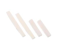 JEWEDECO Acoustic Guitar Bridge Saddle and Nut Lightweight Easy to Use Folk Guitar Supplies