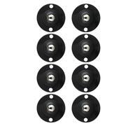 JEWEDECO Adhesive Caster Wheels Quieter When Pushing for Storage Box and Cabinet 8pcs with Pulley Design, and Steel Construction and Does Not Scratch the Ground, for Flower