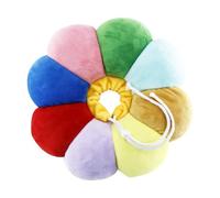 JEWEDECO Adjustable Cat Collar Flower Shape Pet Neck Cone with Pp Cotton Material, Anti-lick and Relief, Suitable for Period after Surgery