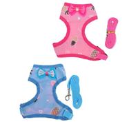 JEWEDECO Adjustable Chicken with Comfortable Cloth Material 2 Sets and Adorable Rooster Costume for Walking Pets, Suitable for Roosters and Hens