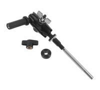 JEWEDECO Adjustable Cowbell Arm Holder for Drum Rack Extension Arms and Electronic Drum Rack Clamps, Portable Metal and Plastic Design with 360 Degree Rotatable and Compact Folding