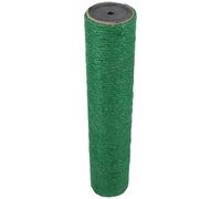 JEWEDECO Adorable Cat Scratcher Hemp Rope Wooden Post with Interesting Modeling Design Wear Resistance Green for Indoor Cats Kitten Scratching Post Replacement