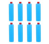 JEWEDECO Air Cooler Ice Box Ice Cooling Blocks Reusable Rapid Cooling Effect 8pcs Pe Material 16.5x4x3.8cm in Summer for Beer and Beverages, for Picnics and Lunch Boxes
