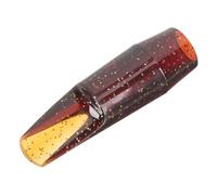 JEWEDECO Alto Saxophone Mouthpiece Crystal Transparent Flash Replacement for Professional Saxophone Players Sax Accessories with Accurate Tone and Multi Function Use for Music Practice and