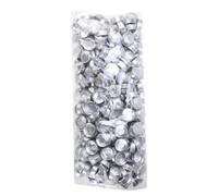 JEWEDECO Aluminium Tealight Cups Silver 300pcs Case with Heat Resistance and High Temperature Resistance Candle Mold for Candles Suitable for Handmade and Making