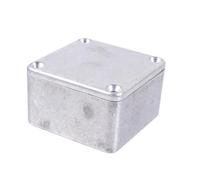 JEWEDECO Aluminum Enclosure Box for Guitar Pedal, Effect Enclosure Case for DIY Guitar Effect Pedal, Anti-Rust and Polished Surface, No Burrs Unfinished Toggle Switch