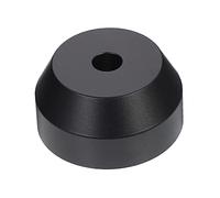 JEWEDECO Aluminum Vinyl Record Adapter for Turntables Dome Design for Large Records Reduces Vibration and Resonance Stabilizes Ep Playback Replacement Accessory