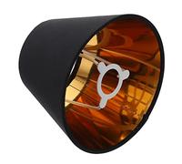 JEWEDECO and Black Fabric Lampshade Ceiling Light Shade E14 Chandelier Lamp Accessory