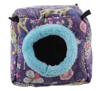 JEWEDECO and Play Decoration, to Rest for Birds A Home for Warm Sponge Sleeping Bed Size 2xl Plush Nest Providing Cozy Place Pet Living