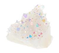 JEWEDECO Angel Crystal Cluster for Relaxation Practices and Yoga Natural Celestite Crystals Air Purification and Mental Physical Relaxation Properties Artistic Flair for Students