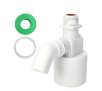 JEWEDECO Automatic 3/4' Nylon Float Valve for Water Level Control Inside Type Valve Stops Water Supply According to Level Suitable for Ice Machines and Humidifiers