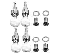 JEWEDECO Banjo Tuner Kit 4pcs Tuning Pegs Machine Heads Banjo String Keys Replacement Uk Version