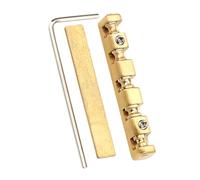 JEWEDECO Bass Guitar String Nut Acoustic Bass Bridge Nut Sturdy Brass Lightweight Noise Reduction Improved Tone Essential for Musicians Unique
