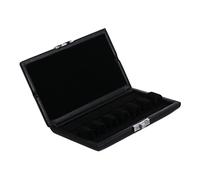 JEWEDECO Bassoon Reed Case Pu Leather Holder Slots for Reeds Lightweight Portable Storage to Prevent Moisture and Damage for Musicians The Go
