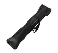 JEWEDECO Black Canvas Erhu Carrying Case Bag for Chinese Musical Instrument with Shockproof Protection, Adjustable Shoulder Strap, Suitable for Stage Performance and Occasions